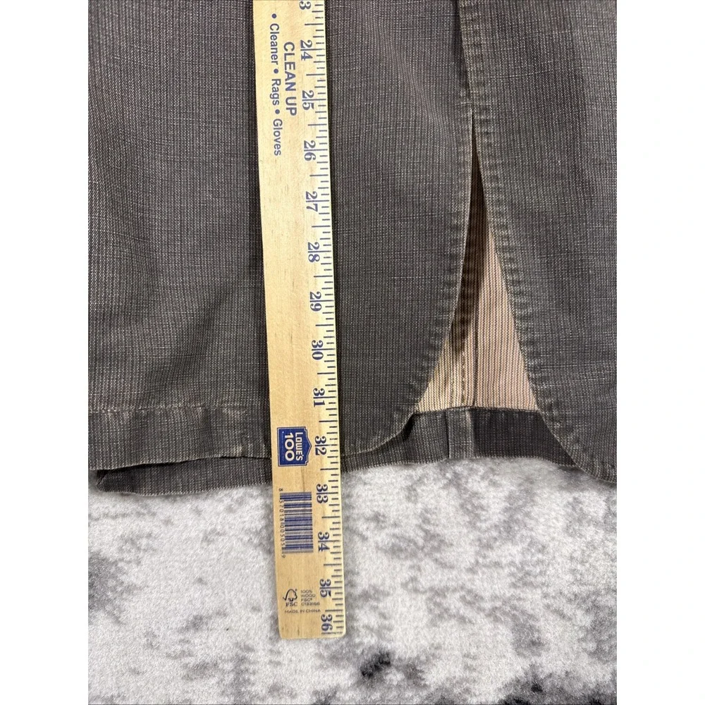 Banana Republic Blazer Mens Size 42R Linen Blend Two Button Preppy Office Career